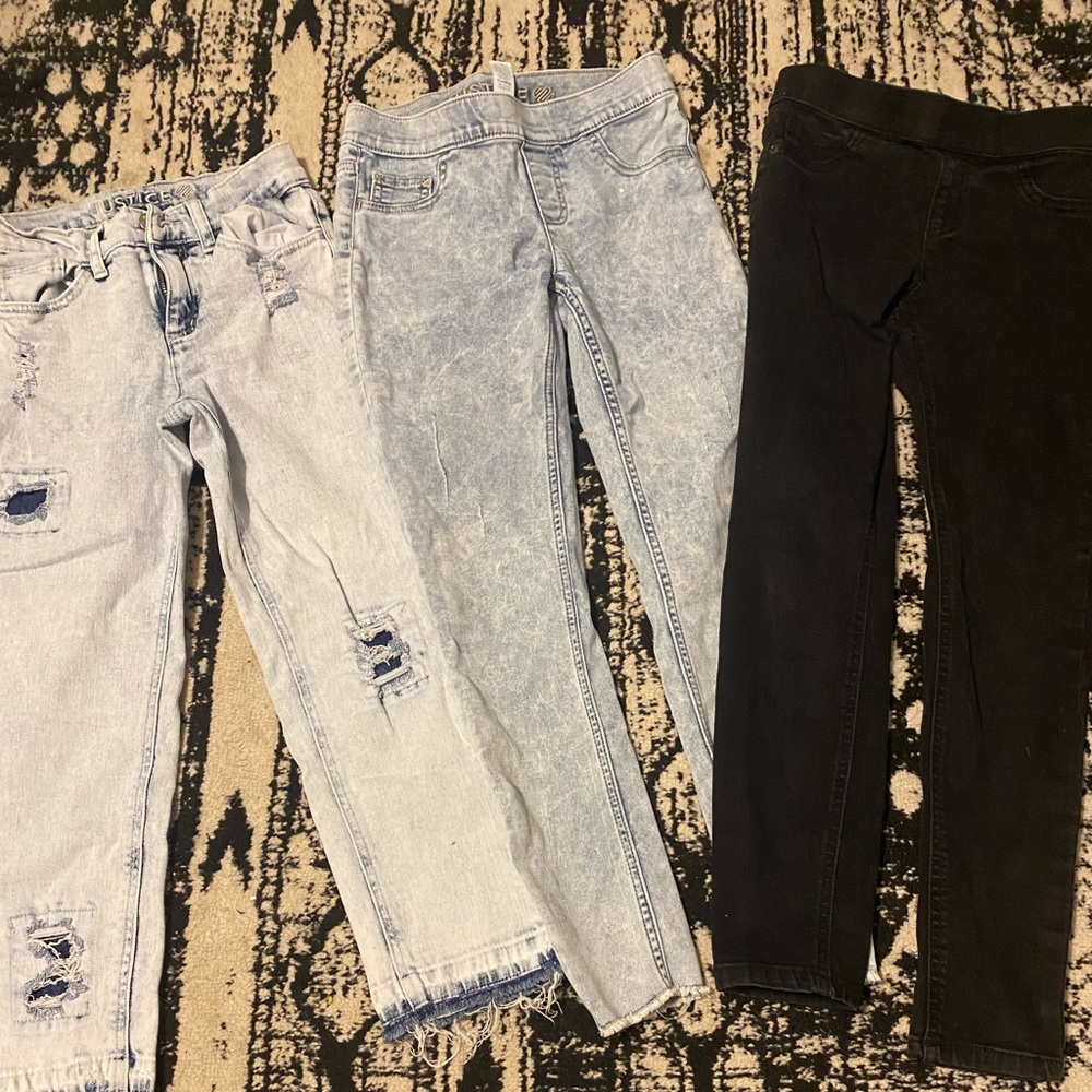 Justice girls jeans size 12